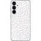 Elephant Print White Galaxy A55 5G Skin
