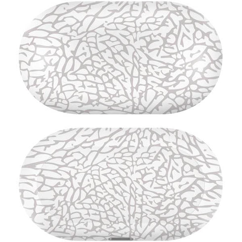 Elephant Print White Galaxy Buds Plus Skin