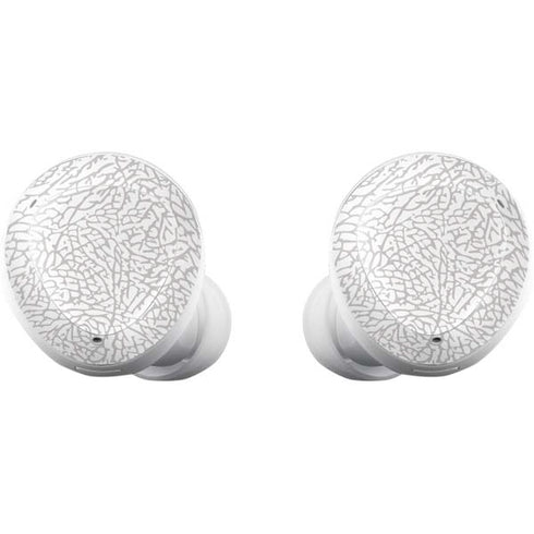 Elephant Print White Galaxy Buds Plus Skin