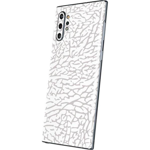 Elephant Print White Galaxy Note 10 Plus Skin