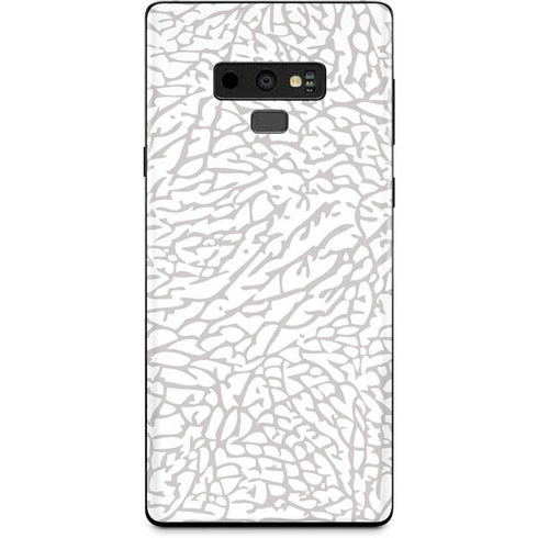 Elephant Print White Galaxy Note 9 Skin