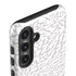 Elephant Print White Galaxy S25 Impact Case