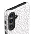 Elephant Print White Galaxy S25 Plus Impact Case