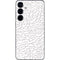 Elephant Print White Galaxy S24 Skin
