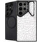 Elephant Print White Galaxy S25 Ultra Kickstand Case