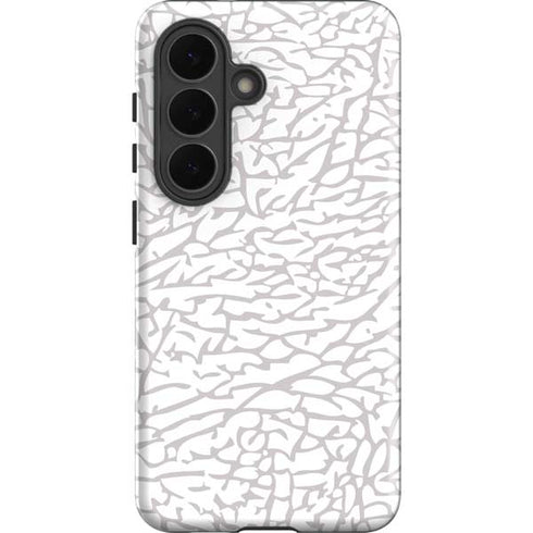 Elephant Print White Galaxy S26 Impact Case