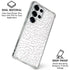 Elephant Print White Galaxy S26 Ultra Clear Case