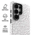 Elephant Print White Galaxy S26 Ultra Impact Case