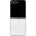 Elephant Print White Galaxy Z Flip6 Skin