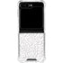 Elephant Print White Galaxy Z Flip6 Clear Case