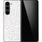 Elephant Print White Galaxy Z Fold5 5G Skin
