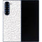 Elephant Print White Galaxy Z Fold6 Skin