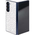 Elephant Print White Galaxy Z Fold6 Skin