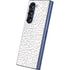 Elephant Print White Galaxy Z Fold6 Skin