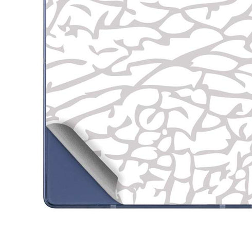Elephant Print White Galaxy Z Fold6 Skin