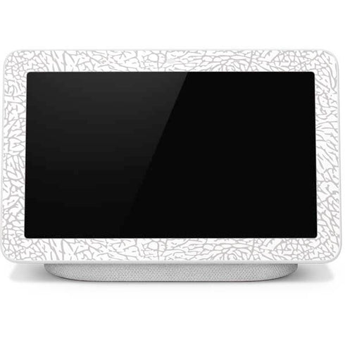 Elephant Print White Google Home Hub Skin