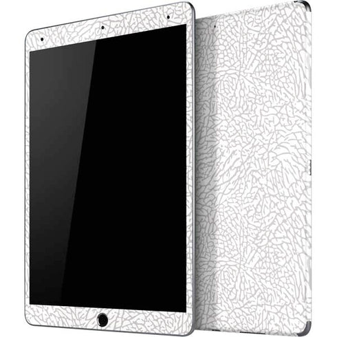 Elephant Print White iPad Skins