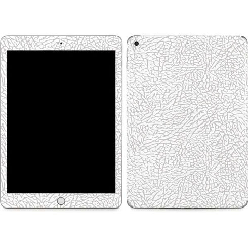 Elephant Print White Apple iPad Skin
