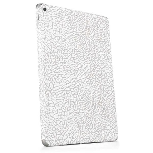 Elephant Print White Apple iPad Skin