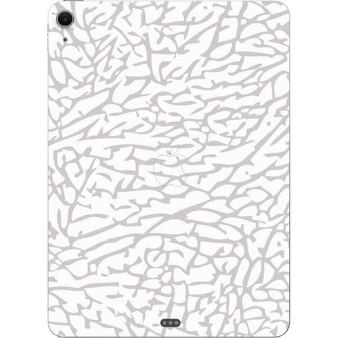 Elephant Print White Apple iPad Air Skin