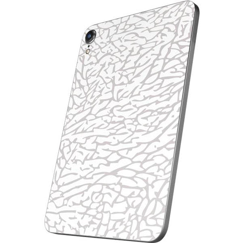 Elephant Print White Apple iPad Mini Skin
