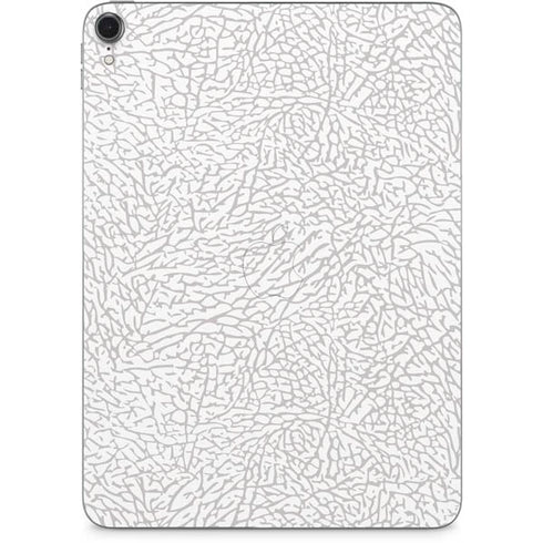 Elephant Print White Apple iPad Pro Skin