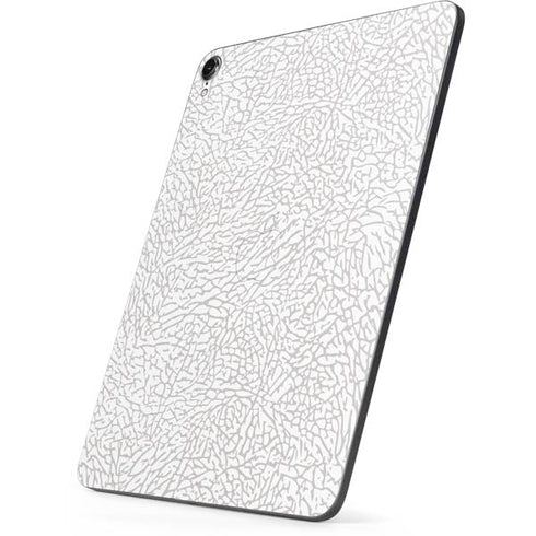 Elephant Print White Apple iPad Pro Skin