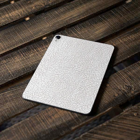Elephant Print White Apple iPad Pro Skin