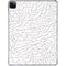Elephant Print White iPad Pro 11in (2024) Clear Case