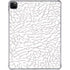 Elephant Print White iPad Pro 11in (2024) Clear Case