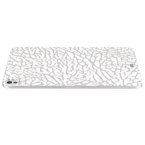 Elephant Print White iPad Pro 13in M4 (2024) Skin