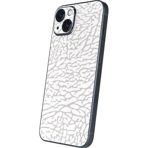 Elephant Print White iPhone Skins