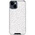 Elephant Print White iPhone 15 Clear Case