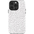 Elephant Print White iPhone 15 Pro Impact Case