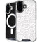 Elephant Print White iPhone 16 MagSafe Case