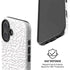Elephant Print White iPhone 16 Magsafe Impact Case