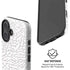 Elephant Print White iPhone 16 Plus Magsafe Impact Case