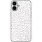 Elephant Print White iPhone 16 Plus Skin