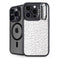 Elephant Print White iPhone 16 Pro Kickstand Case