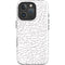 Elephant Print White iPhone 16 Pro Magsafe Impact Case