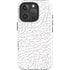 Elephant Print White iPhone 16 Pro Max Impact Case