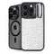 Elephant Print White iPhone 16 Pro Max Kickstand Case