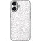 Elephant Print White iPhone 16 Skin