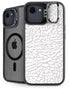 Elephant Print White iPhone 16e Kickstand Case
