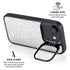 Elephant Print White iPhone 16e Kickstand Case