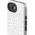 Elephant Print White iPhone 16e Impact Case