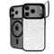 Elephant Print White iPhone 18 Pro Kickstand Case