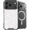 Elephant Print White iPhone 18 Pro MagSafe Case