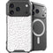 Elephant Print White iPhone 18 Pro Max MagSafe Case