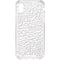 Elephant Print White iPhone XS Clear Case